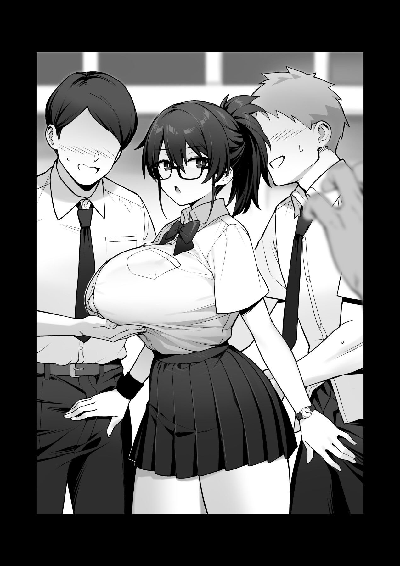 Hentai Manga Comic-Rumor Has It That The New Chairman of Disciplinary Committee Has Huge Breasts.-Read-27